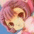 A pixelated anime-style character with pink hair and brown eyes appears on the left side of a contact sheet, while the right side displays text "Anime IM" and "COM" in white pixelated font against a black background.