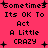 Pixelated text on a bright pink background with scattered black plus signs and star-like symbols.
