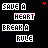 pixelated text-based icons on black background with red heart and blue X symbols, displaying 'SAVE A HEART' above 'BREAK A RULE' in white block letters