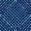 A static square image with a blue-toned pattern of small dots and diagonal lines forming a diamond shape, featuring subtle color gradients.