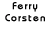 Pixelated text surrounds a central image of a person in a light blue shirt resting their head on one hand.