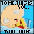 Animated sequence of a cartoon baby in yellow and red clothing against blue background, with text "TO ME,THIS IS YOU:" above and ""DUUUUH"" below.