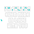 Animated sequence of text-based icon showing 'I'M FALLING EVEN MORE IN LOVE WITH YOU' with cyan pixel changes across frames.