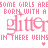 A 48x48 pixel animated contact sheet showing nine frames of a text-based buddy icon with repeating phrases and color-changing letters, featuring pink and green 'glitter' text over a white background with small heart symbols.