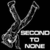 A split-screen animation shows a grayscale basketball hoop on black background transitioning to white hoop on red and blue background with text "SECOND TO NONE" below the hoop.