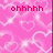 Pixelated pink background with white heart outlines and glowing effects, featuring red text elements "ohhhhh," "la," and "la!!!!!!" in various positions.