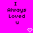 Pixelated text on bright pink background with two white heart symbols at bottom center.
