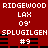 Red background displays repeated white text and black symbols in a pattern with no visible animation changes