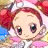 Pixelated anime-style character with red hair and pink headwear, next to black background with white text reading 'Anime IM' and 'COM' in stylized fonts.