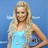A pixelated image of a woman with long blonde hair in a light blue dress, standing against a blue background with pink text reading "WOW SHES HOTT!!" and "I DONT THINK I SHOULD OF DUMED HER".