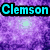 A split-screen buddy icon with a purple galaxy background on the left and a horse barn scene on the right, featuring text overlays.