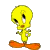 A pixelated yellow cartoon bird with orange feet stands on a gray background next to green text reading "Original Icons .com" on a dark green background.