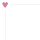 Three heart-shaped icons in pink, teal, and blue arranged vertically with white lines connecting them to a gray rectangular block on the right.