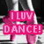 A static image with multiple text overlays and visual elements including a person in motion, dance-related phrases, and Chinese characters.