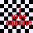 Red text 'i love capline' on a black-and-white checkered background with four distinct patterns