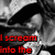A 2x2 contact sheet of four animated frames showing a black-and-white cartoon character with red text overlays, transitioning from screaming to calm expressions.