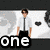 A pixelated image of a man in a white shirt and black tie standing against a world map background with text reading 'one' at the bottom left.