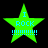 Green star-shaped icon with cyan text "I ROCK !!!!!!!!!" on black background, showing animation changes in exclamation mark count.