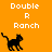 Pixelated black cat icon with orange background and white text "Double R Ranch" above it.