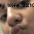 Pixelated close-up of a person's face with visible nose and mouth, overlaid text reading 'ly wife 3270', brown-toned background.