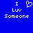 Blue background with white pixelated text and symbols arranged in two identical vertical
