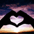 A split-screen image with a heart-shaped cloud over a book on the left and text reading "I simply just love YOU" on the right.