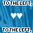 Animated contact sheet of a 4x3 grid showing repeated frames with text and heart icons on blue background.