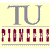 Static pixel art icon with large gray 'TU' letters above a red 'PIERCE' wordwall on a pale yellow background.