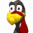 Animated cartoon turkey with yellow beak, red wattle, and dark gray head showing sequential facial expressions.