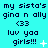 Pixelated cyan background with repeated text and symbols in dark blue, featuring animated white sparkles and dots.