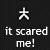 A split-screen pixel art image with a black background on the left showing a white stick figure and text, and green background on the right displaying "Original Icons .com" in bright green script.