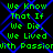 Green text on black background with blue diamond lattice pattern, repeating identical phrases across multiple and