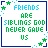 A 3x3 contact sheet of pixelated animated frames showing a static text-based icon with blue and green lettering inside a bordered frame, each frame displaying the same phrase but with varying color schemes for 'FRIENDS' and 'GOD'.