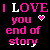 A 3x2 contact sheet of six animated frames showing pixelated text and heart symbols on a black background with alternating white/pink color schemes.