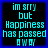 Four identical display cyan text on black background with blue border, each reading 'im srry but Happiness has passed away' in pixelated font