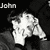 Four black-and-white animated icons display different poses of a person with text labels above each: John, Paul, George, Ringo.