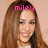 A four- shows a person with long brown hair and a light-colored top, with pink text above the head changing
