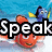 Animated image of orange clownfish and blue tang fish with 'SpeakWhale' text overlay on a light background.