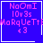 Four identical blue square with white borders display pink pixelated text and symbols; the top-right contains a heart symbol while the bottom-right has a starburst