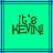 Two identical pixelated text-based icons on a cyan background with blue lines, each displaying "It's 8 KENN" in dark brown block letters
