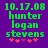Green pixelated text on purple background with four pink hearts below, showing two identical frames of static content.