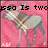 Pixelated pink background with partial black text reading 'pso Is tw' above a blurry animal figure.