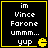 Four identical pixel-art display text and a yellow Pac-Man icon on black backgrounds with yellow borders