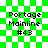 Green and white checkered background with four identical pixelated text blocks reading 'Portage Mainline #43' in black.