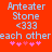 Pixelated text and symbols on a red background with light blue and pink elements, showing two side-by-side variations of the same design.