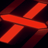 A static 48x48 pixel buddy icon featuring a bold red X symbol on a dark background with gradient shading.