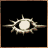 Animated sequence of an eye symbol transitioning through light, shadow, and text variations on dark backgrounds.