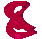 Red pixelated symbols including @ signs and abstract shapes on a gray background, with visible animation changes across frames.