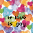 Pixelated heart pattern with overlaid text fragments reading "if love is gay", "then you and me", "are flaming", "homosexuals".