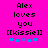 Pixelated text on bright pink background with blue and purple star icons below, showing two animation frames where the middle star changes color.